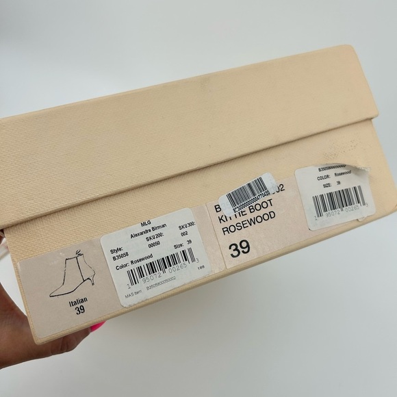 Alexandre Birman Kittie Suede Leather Ankle Boots Women's Size 39 MSRP $695 - Picture 4 of 14